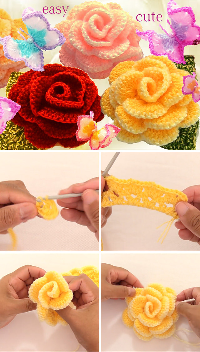 learn to crochet flowers