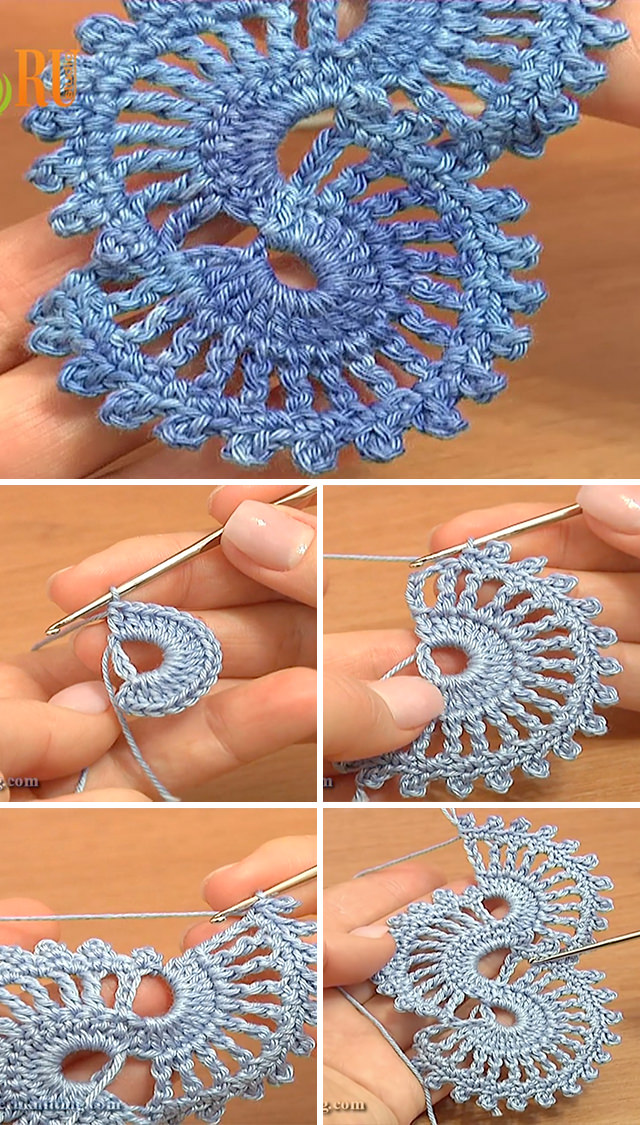 Useful Tape Lace Crochet Motif | CrochetBeja