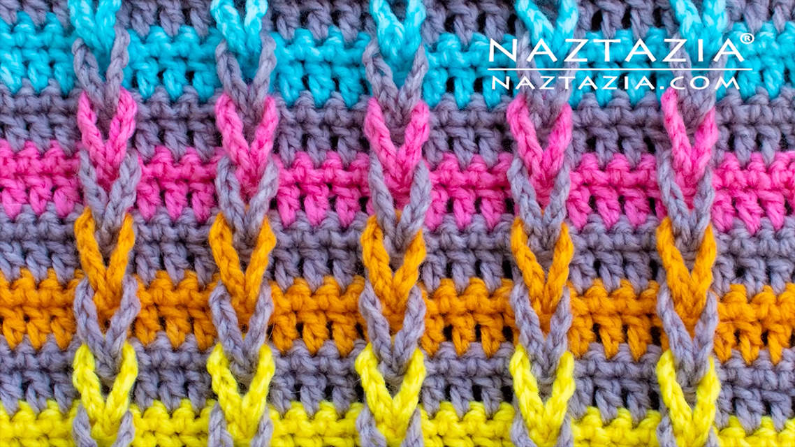 Learn The Crochet Jacob's Ladder Stitch - CrochetBeja