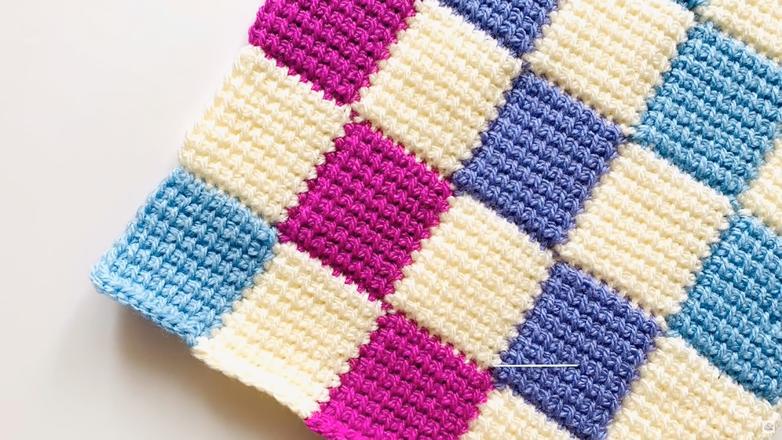 Learn Making The Crochet Entrelac Stitch CrochetBeja