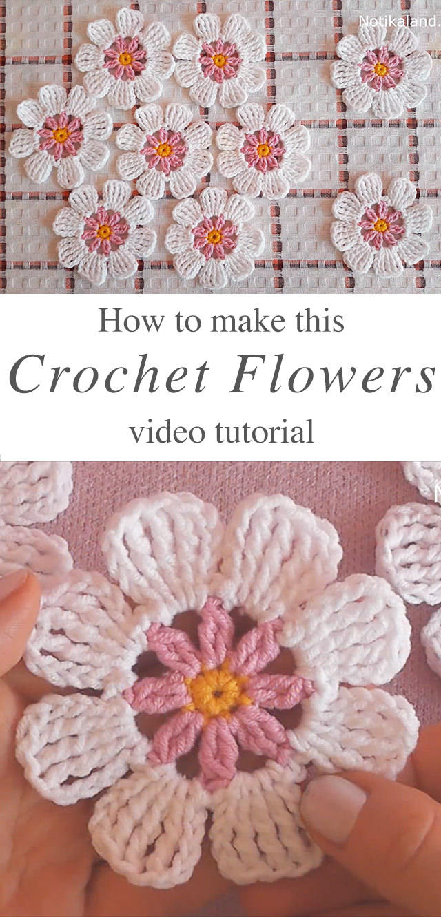 how to make crochet flowers