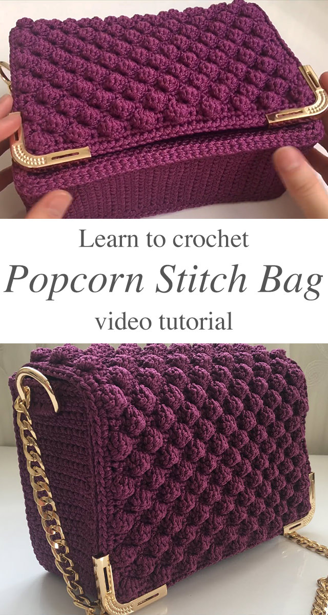 Puff Stitch Bag Holder | Crochet.com