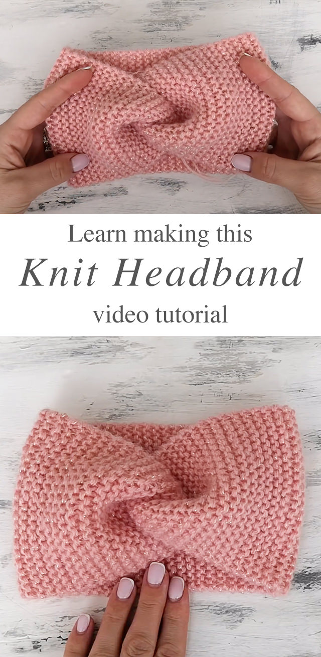 Knit Headband Anyone Can Make - CrochetBeja