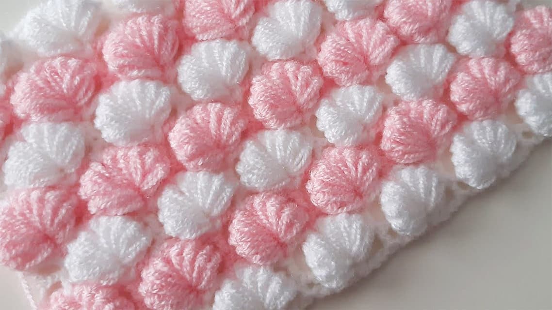Crochet Baby Blanket Shell Stitch