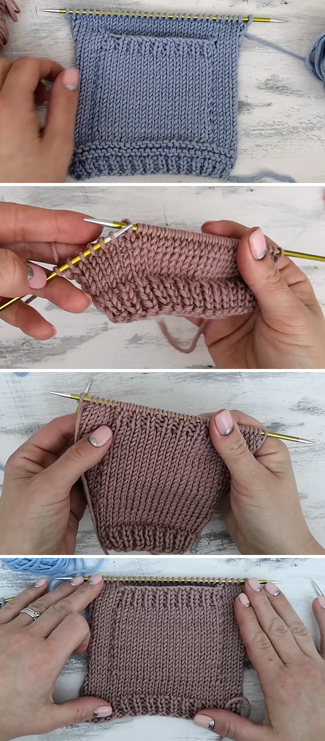 Knitting Pocket For Any Kind Of Sweater - CrochetBeja