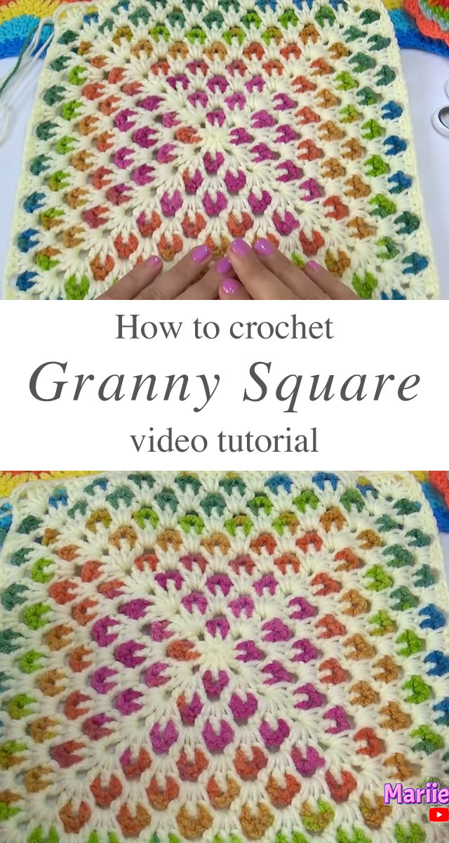 How to Crochet a Solid Granny Square for Beginners