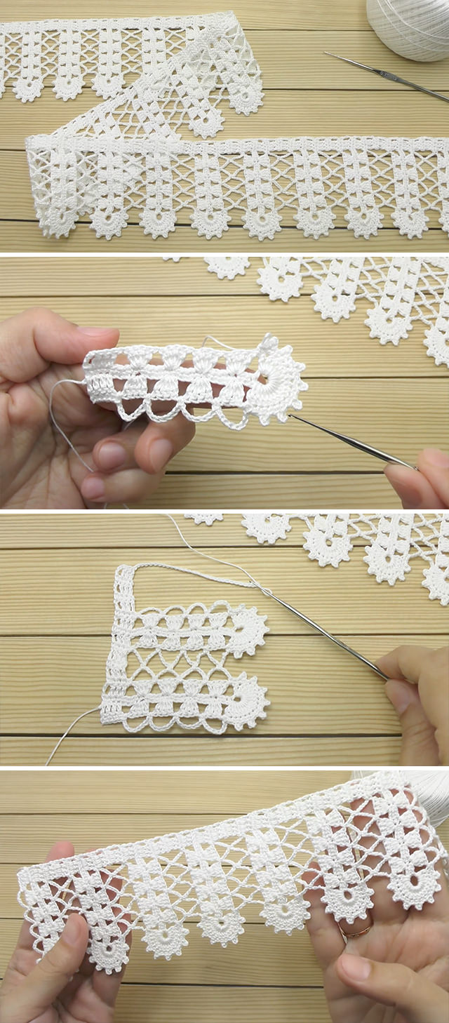 Crochet Easy Flower Lace Tape - Love Crochet