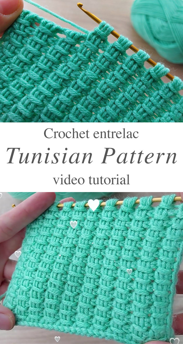 Entrelac Tunisian Crochet Pattern You Will Love - CrochetBeja