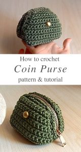 Crochet Coin Purse With Zipper Pattern - CrochetBeja