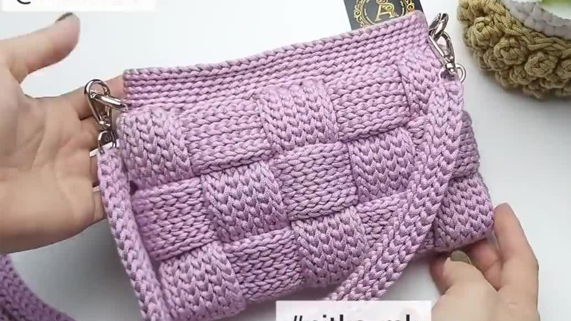 Crochet Wicker Bag Featured