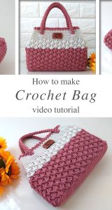 Crochet Bag Tutorial For Beginners - CrochetBeja