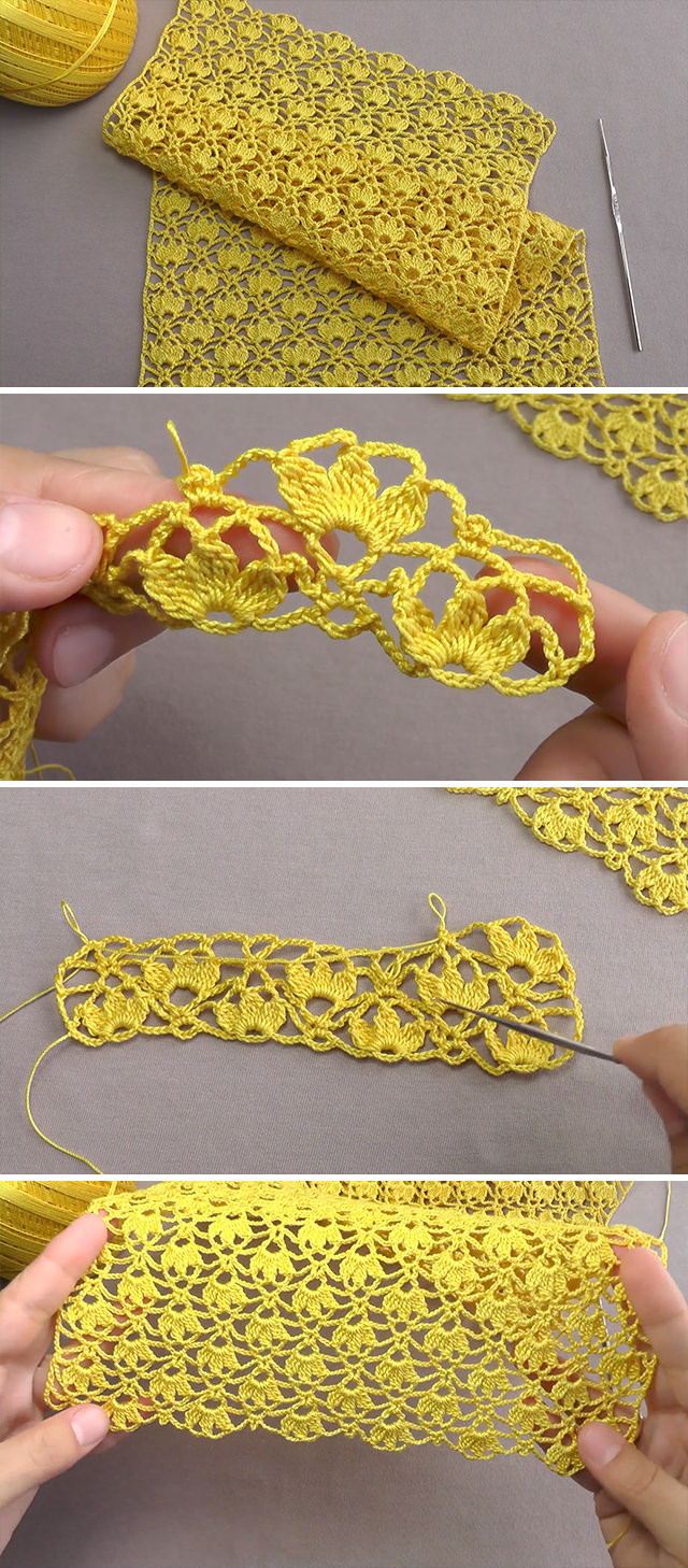 Crochet Easy Flower Lace Tape - Love Crochet