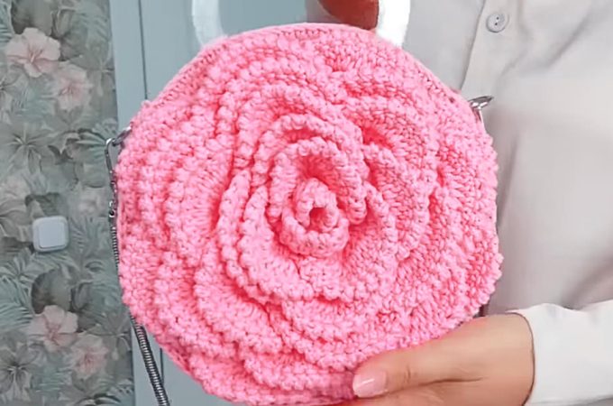 Crochet Big Flower Bag Featured - Today, we're diving into the delightful process of crocheting a big flower bag. If you're a crochet enthusiast looking to add a splash of floral flair to your accessory collection, you're in the right place!