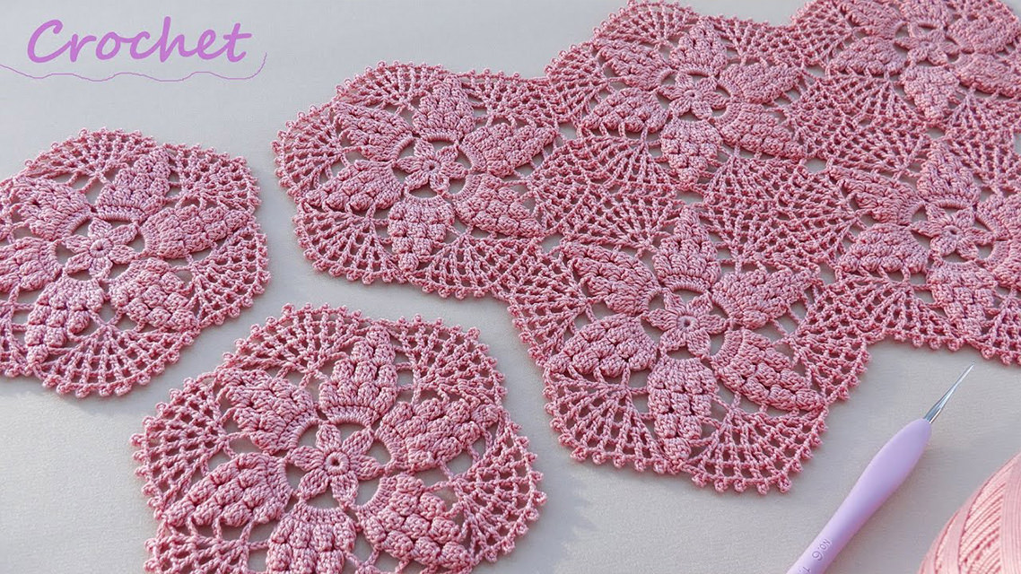 Crochet Lace Floral Motif: Delicate Elegance - CrochetBeja