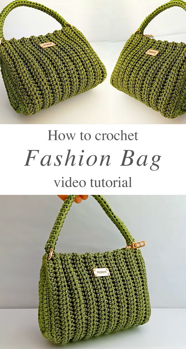 Crochet Fashion Bag - Are you ready to elevate your accessory game with a stunning crochet fashion bag?