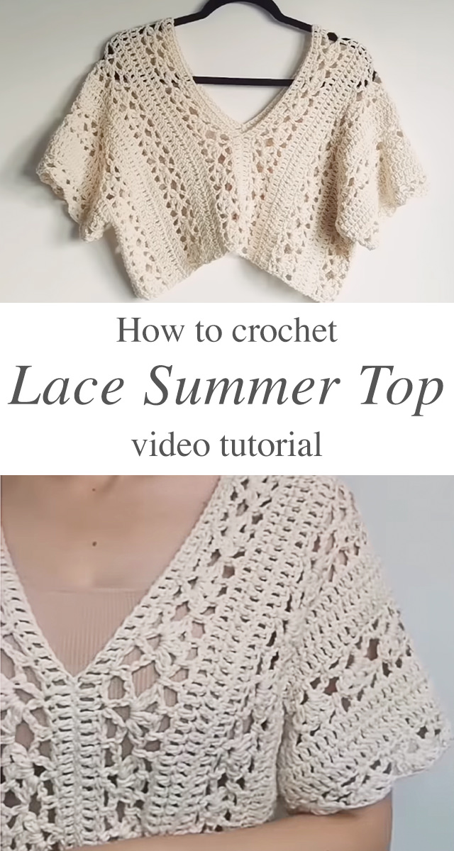 Crochet Lace Summer Top: A Step-by-Step Guide - CrochetBeja