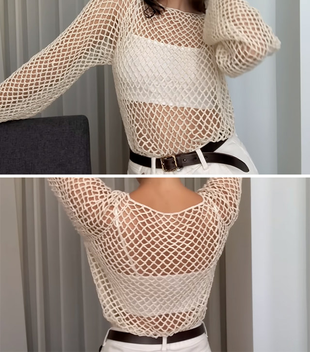 Crochet Mesh Sweater Tutorial Sided - Creating your very own crochet mesh sweater is a fulfilling journey that combines the beauty of intricate patterns with the practicality of a cozy garment.
