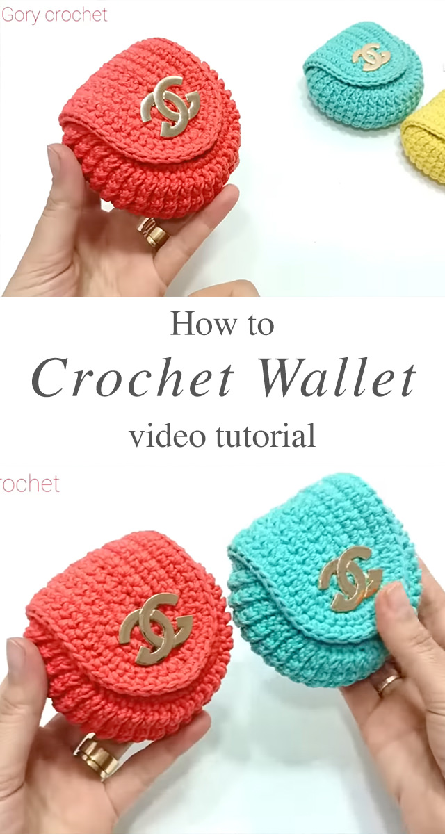 Crochet Small Wallet - Crocheting a small wallet is a delightful and practical project for both beginners and seasoned crafters.