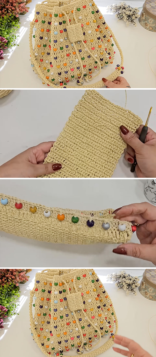 Crochet Beaded Bucket Bag Tutorial - In the world of crochet, few creations stand out as much as the crochet beaded bucket bag.