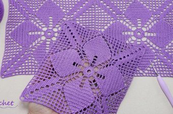 Crochet Flower Square Motif Featured - Crochet is an art that allows us to create beauty from mere yarn, and nothing exemplifies this more than the crochet flower square motif.