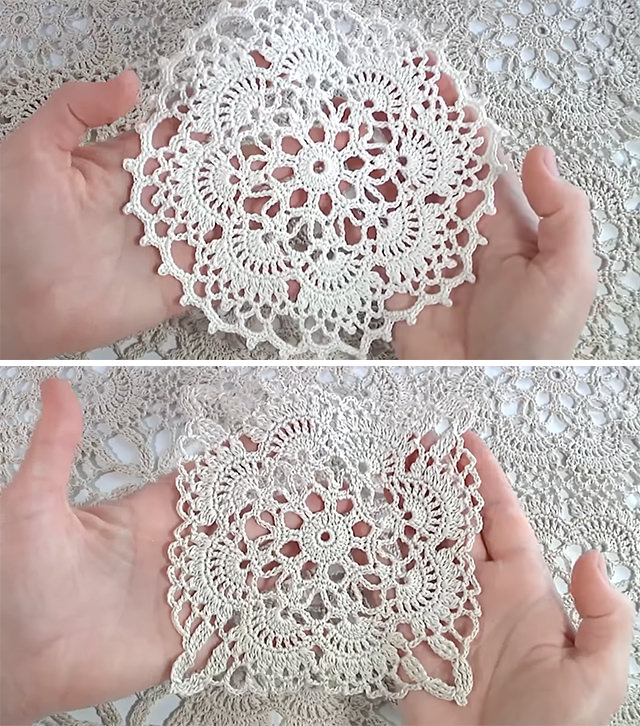 Crochet Lace Square Motif Sided - Creating beautiful crochet lace square motifs can be both a rewarding and therapeutic craft, especially for beginners.