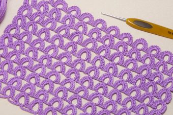 Crochet Arch Motif Featured - The crochet arch motif is a versatile and captivating design that adds a touch of elegance and whimsy to any crochet project.