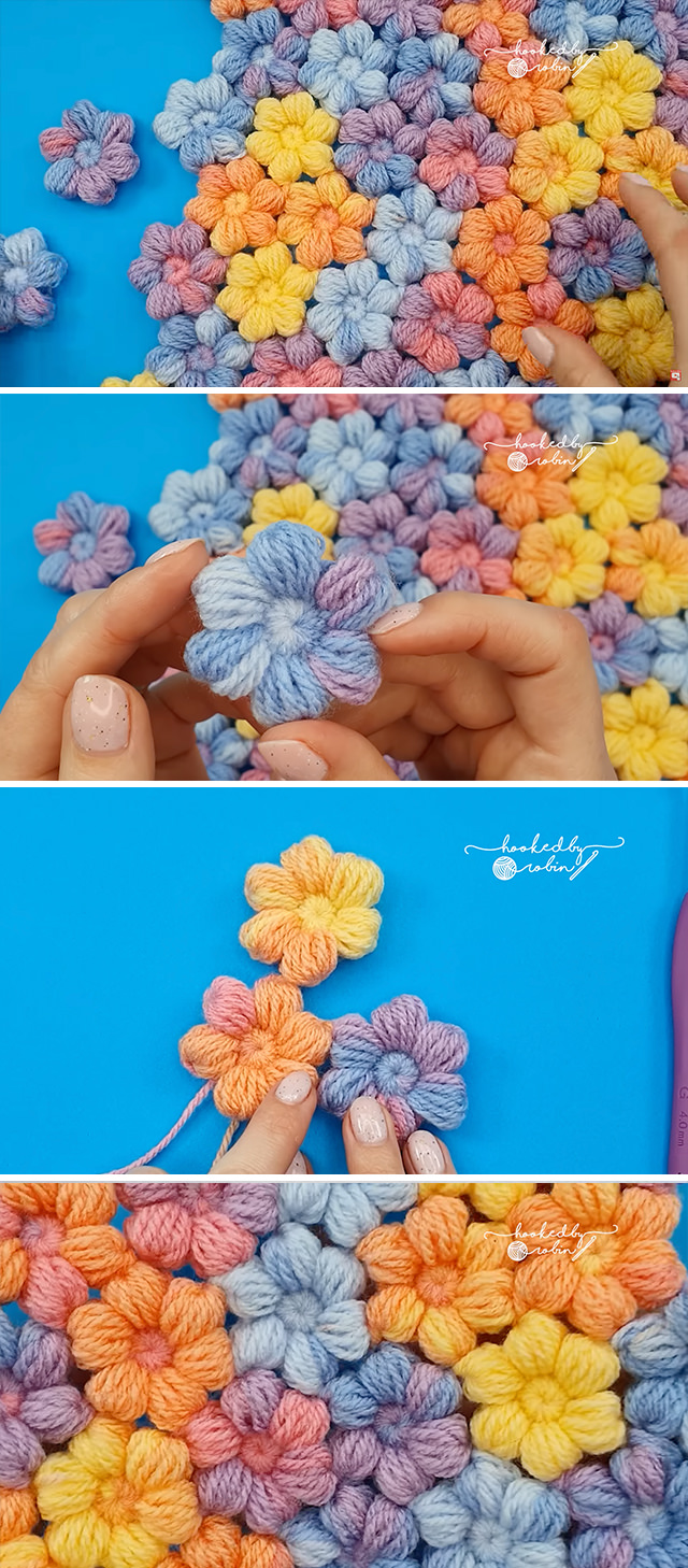 Crochet Puff Little Flowers Pattern - The world of crochet is abundant with beautiful designs, but one that stands out for its charm and simplicity is the crochet puff little flower.