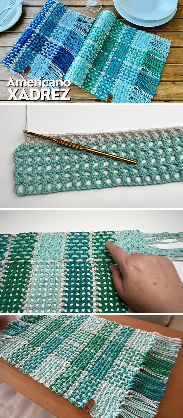 Crochet Chess Placemat Tutorial - The art of crochet offers endless possibilities, one such striking creation is the crochet chess placemat.