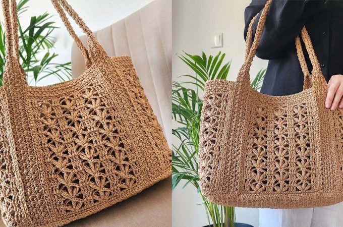 Crochet Easy Tote Bag Featured - A crochet easy tote bag is more than just a carrier—it's an expression of personality and creativity.