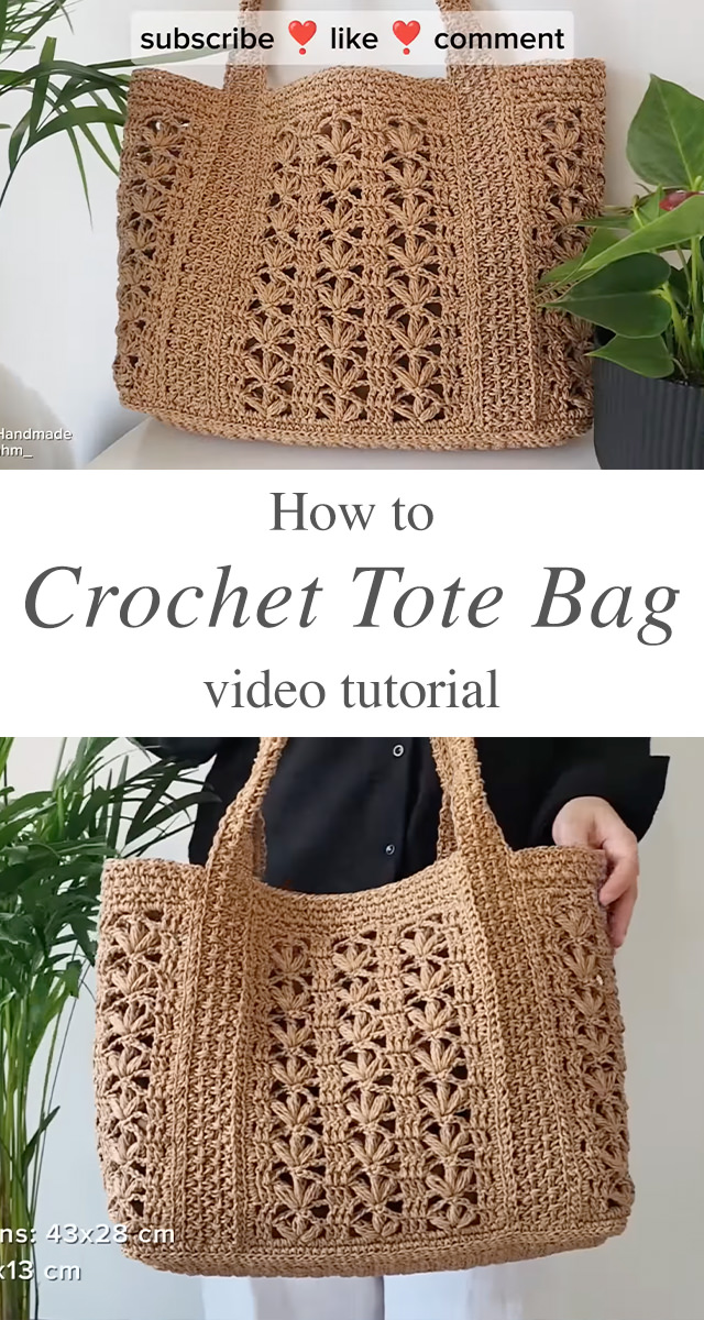 Crochet Easy Tote Bag - A crochet easy tote bag is more than just a carrier—it's an expression of personality and creativity.